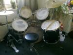 Compleet Zwart Yamaha Rydeen Drumstel / Drumk